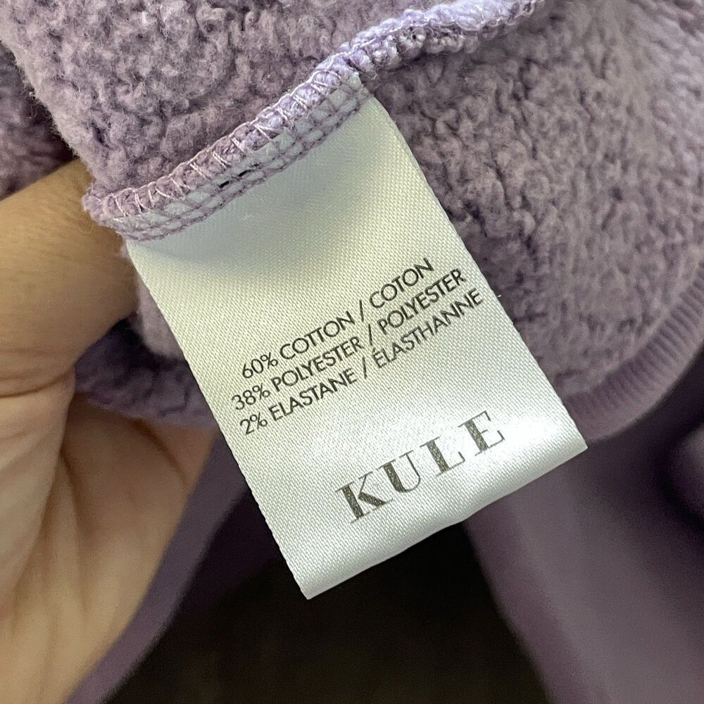Kule Crewneck Sweatshirt boxy oversized womens Purple (medium) casual athleisure - Picture 5 of 6